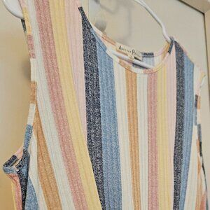 Sleeveless Striped Top